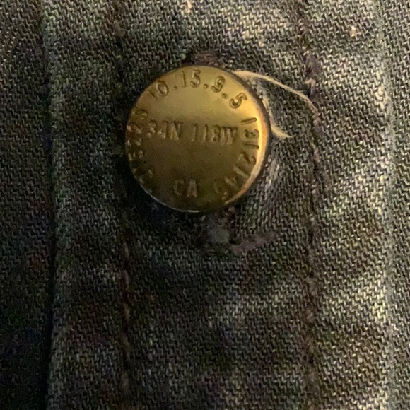 Current/Elliott Thunderstorm Navy Tie-dye Button-down Shirt in Size 1 (=6), NWOT - Picture 9 of 9